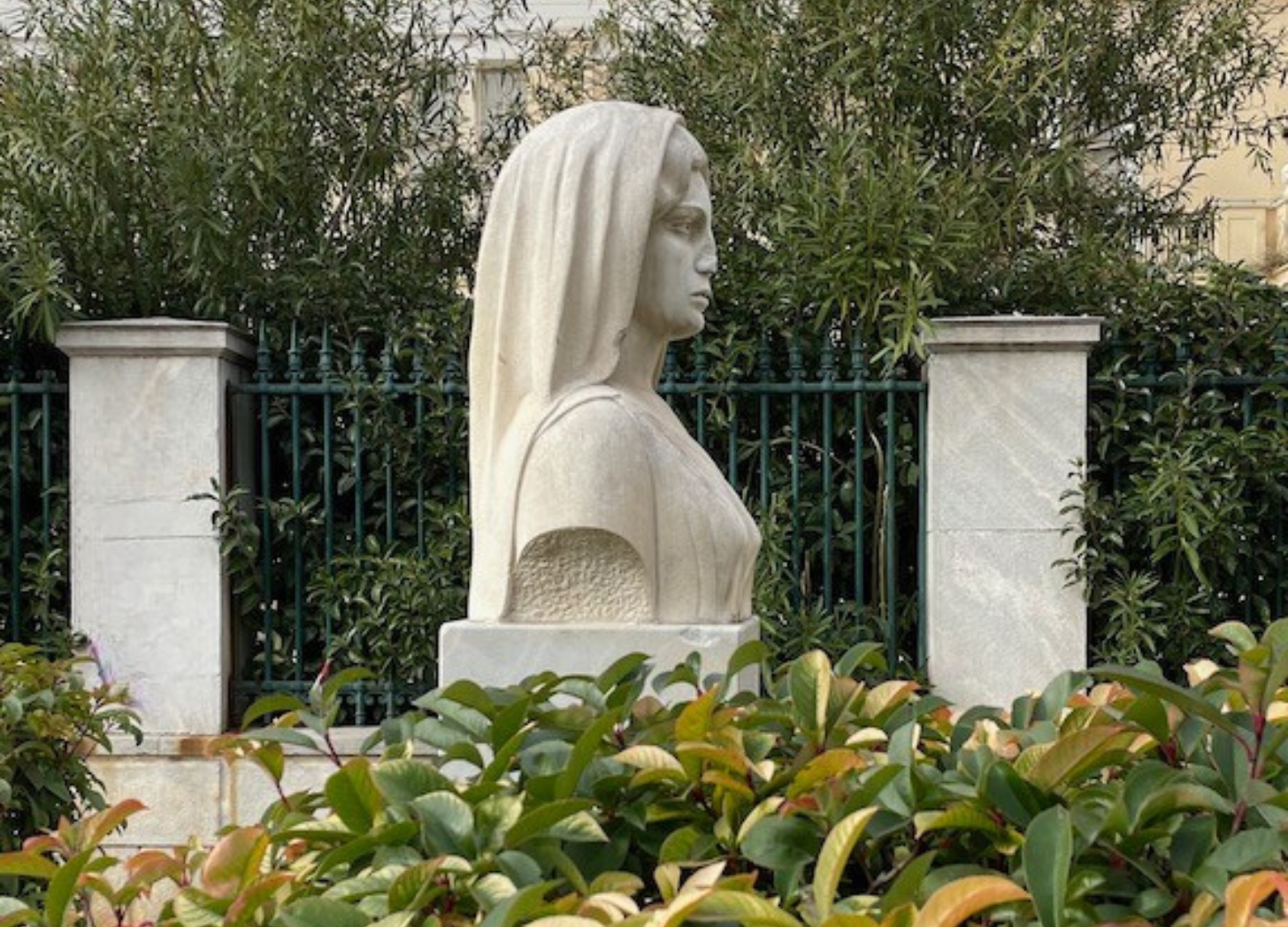 Aspasia av Milet, byste i Athen